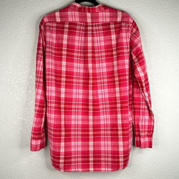 Ralph Lauren Denim & Supply Pink & White Plaid Long Sleeve Button Down Top Sz M - Picture 4 of 5